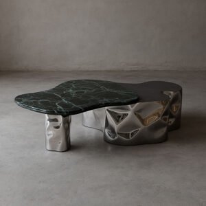 Colgada Coffee Table styled in neutral interior setting